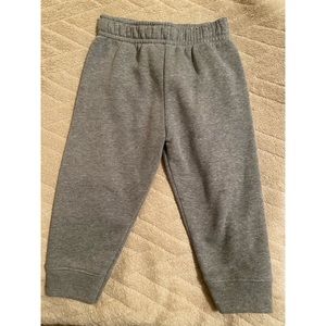 Gray sweatpants